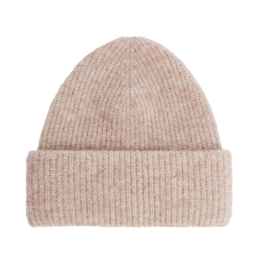 

Шапка H&M x Arket Double Cuff Beanie In Alpaca Merino M, бежевый