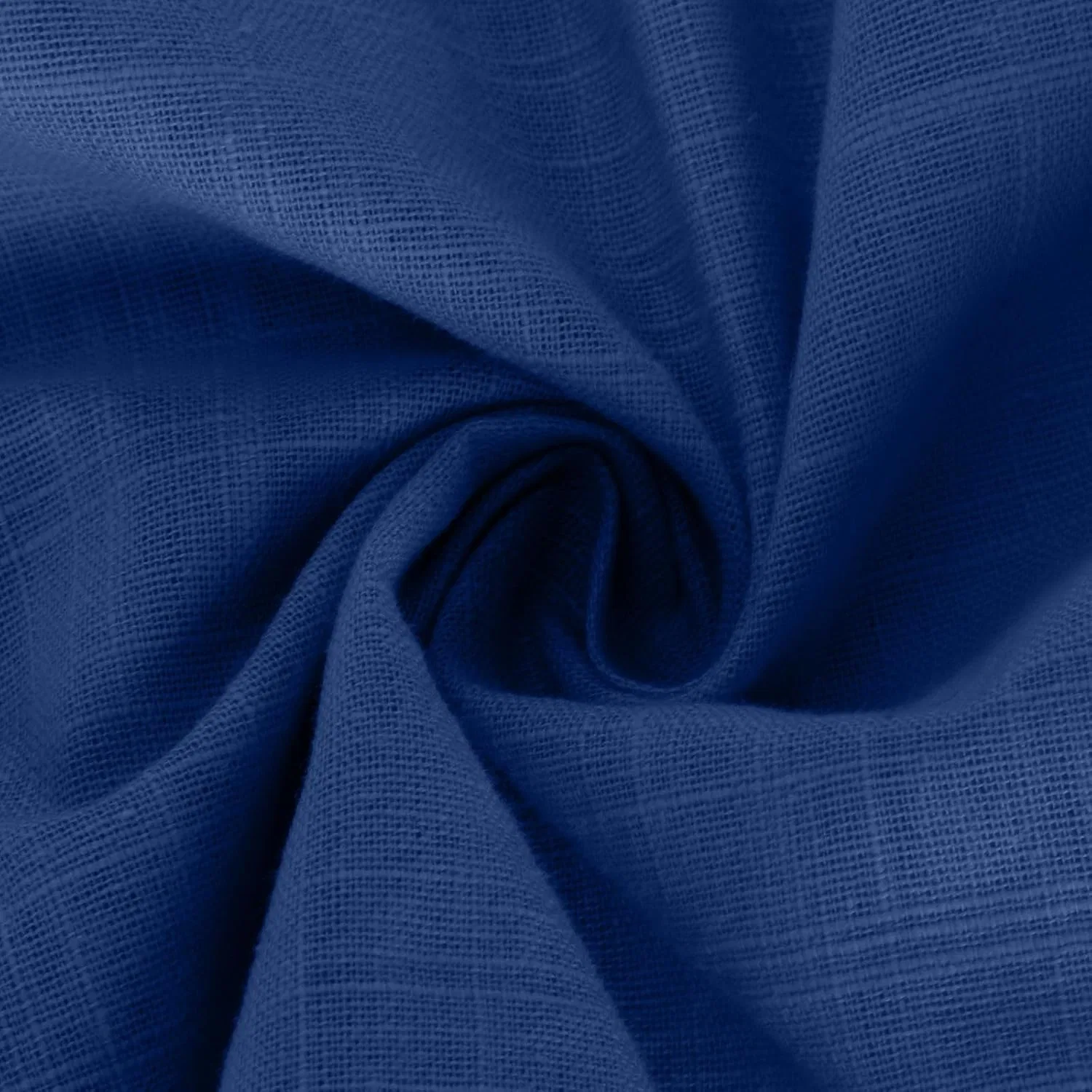 Женская льняная блуза с V-образным вырезом BUERCWS, Dark Blue — фото 4