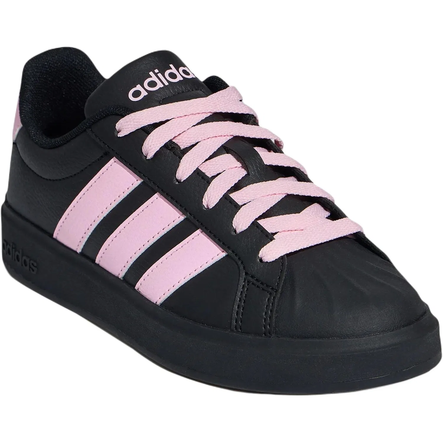 Детские кроссовки для скейтбординга STREETTALK Adidas, Black/Clear Pink — фото 4