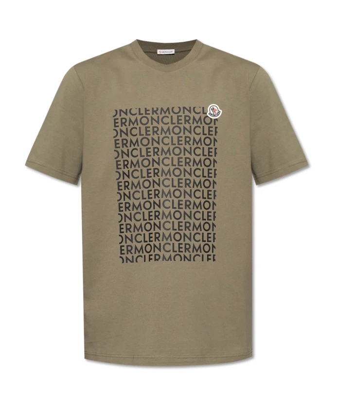 

Футболка с логотипом Moncler, зеленый