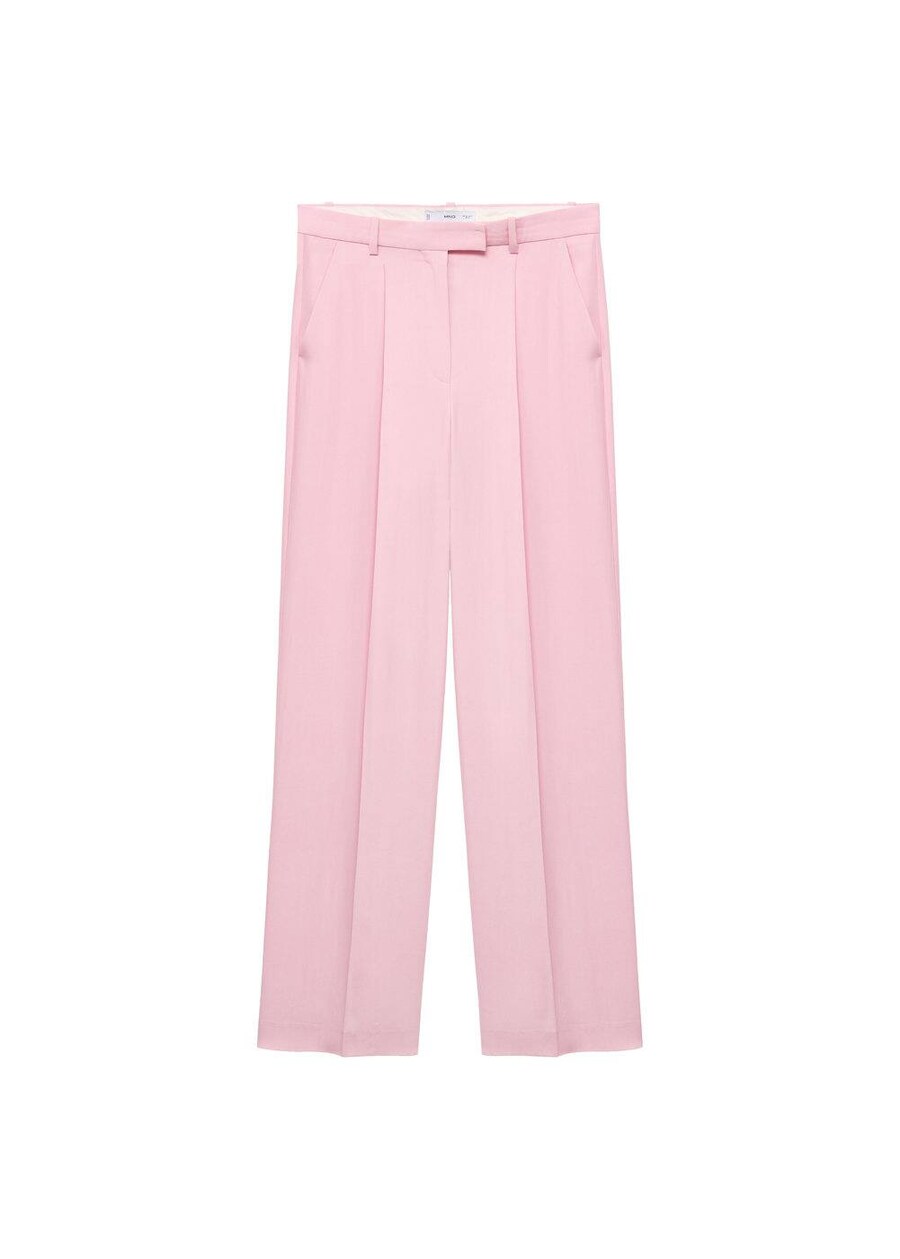 

Широкие брюки со складками MANGO Chiado, Rose