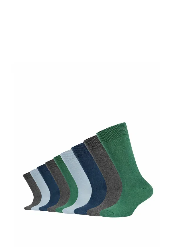 Носки мальвовые Online essential 9 pack S.Oliver, frosty green, зеленый