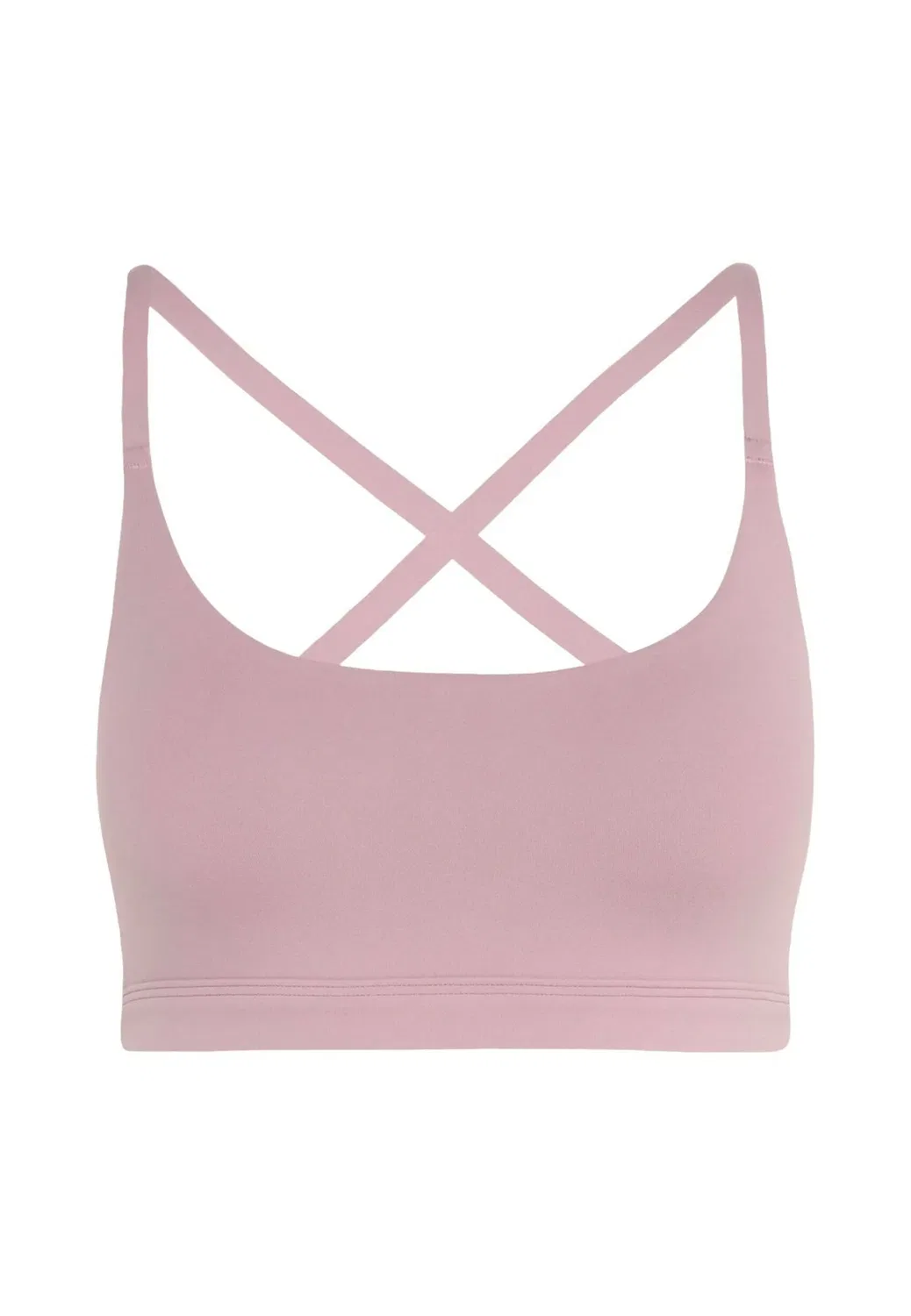 All me ls - спортивный бюстгальтер с легкой поддержкой Adidas Performance, Magic Mauve — фото 3