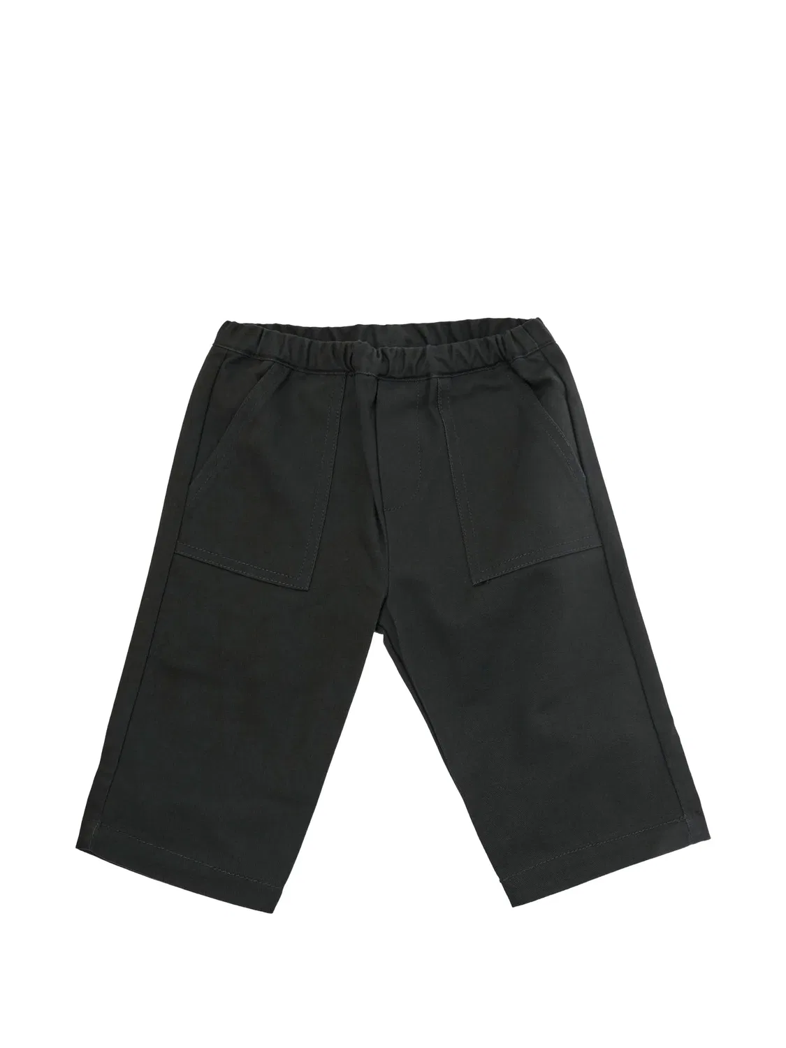 Брюки с эластичным поясом Marni Kids, серый