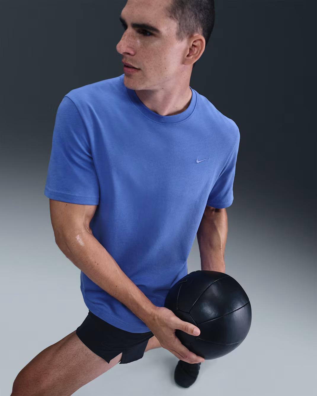 Футболка Nike Primary Dri-Fit, синий — фото 3