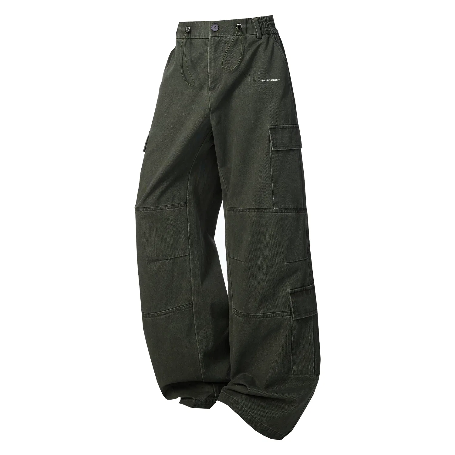 Детские джинсы прямого кроя Army Green MUSCLETECH