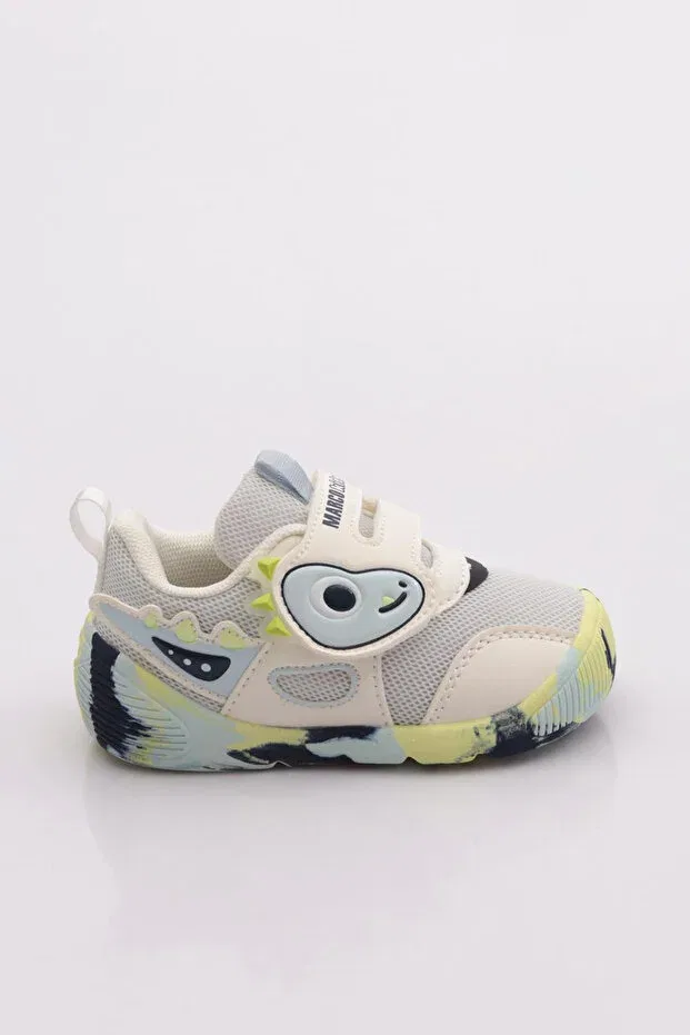 Детские спортивные кроссовки для девочек с липучкой Marco Kids, White Lacy