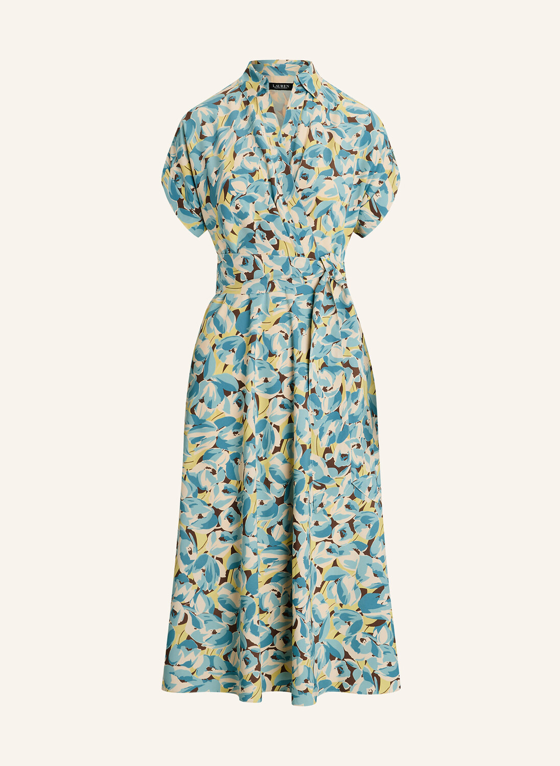 

Платье с запахом Lauren Ralph Lauren, бежевый