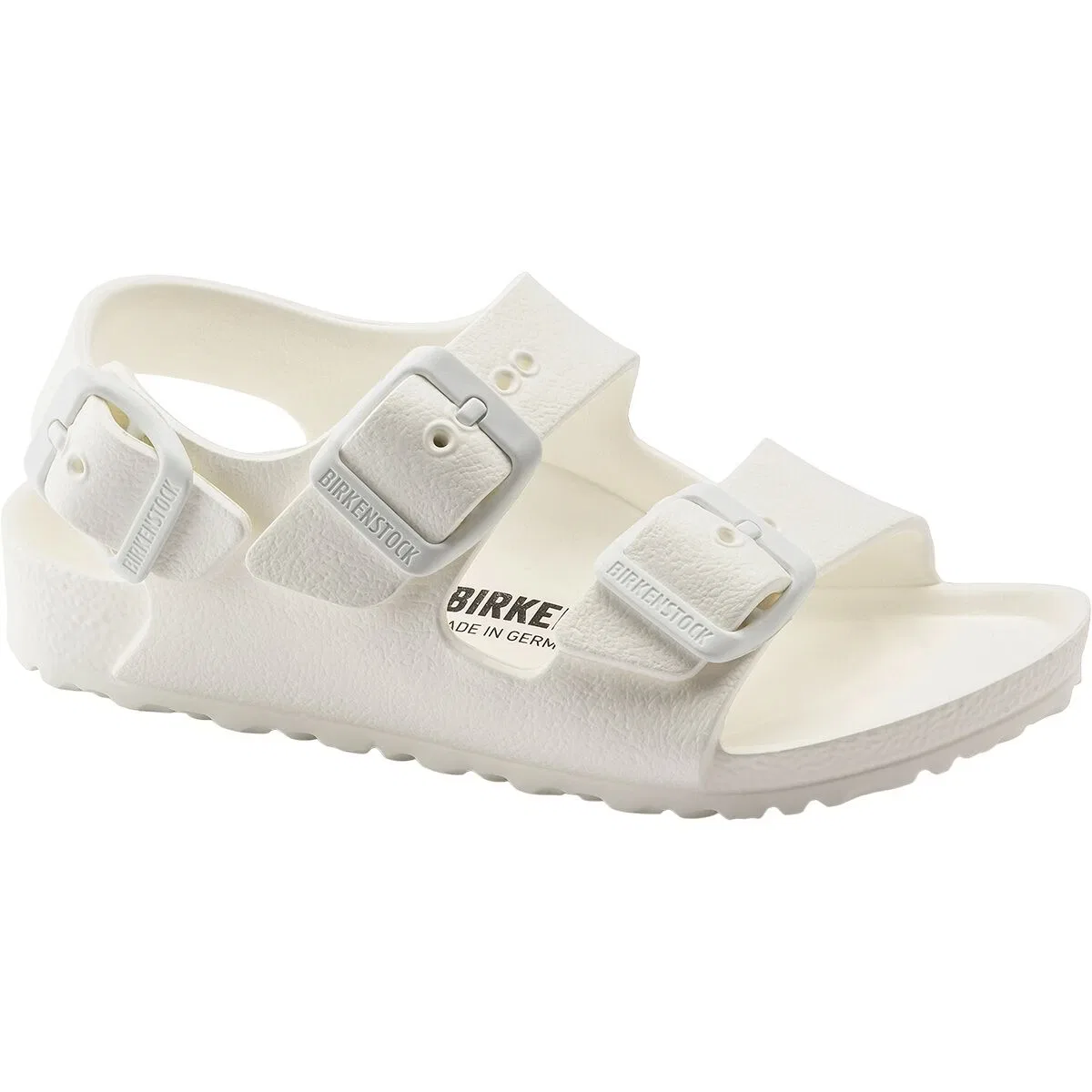 Детские сандалии с тремя регулируемыми ремешками Milano Birkenstock, White Eva