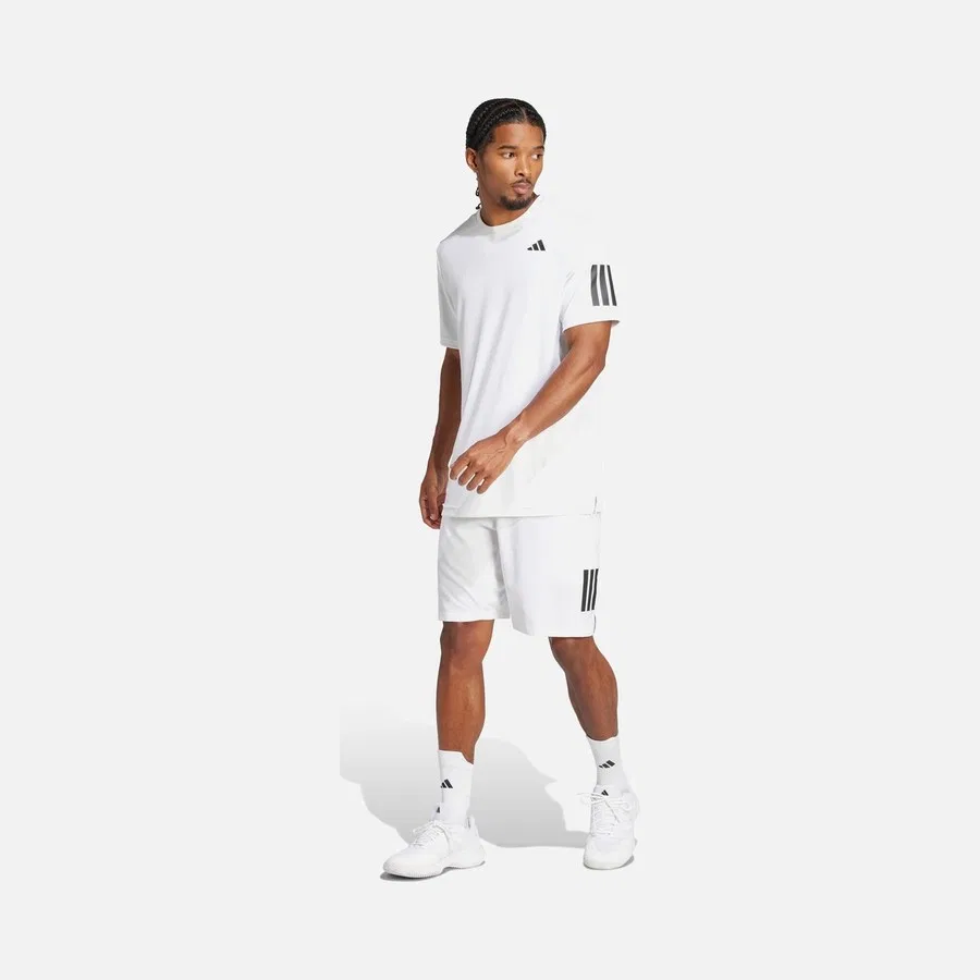 Мужская футболка с длинным рукавом Club Tennis Climacool 3-Stripes adidas, Белый — фото 4