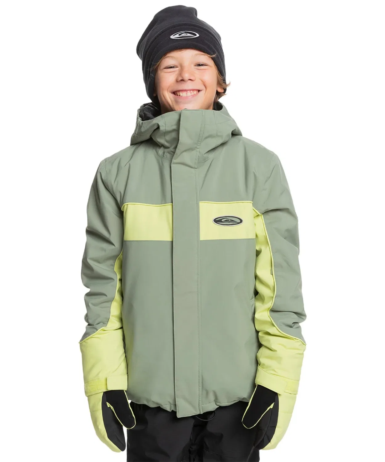 Детская горнолыжная куртка с водонепроницаемостью 20000 мм, модель HIGH ALTITUDE YOUTH Quiksilver, Khaki