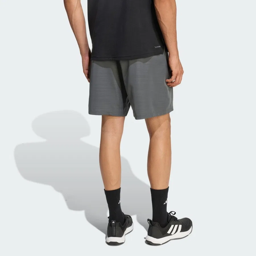 Шорты спортивные с принтом Workout Essentials Base adidas Performance, Черный — фото 2