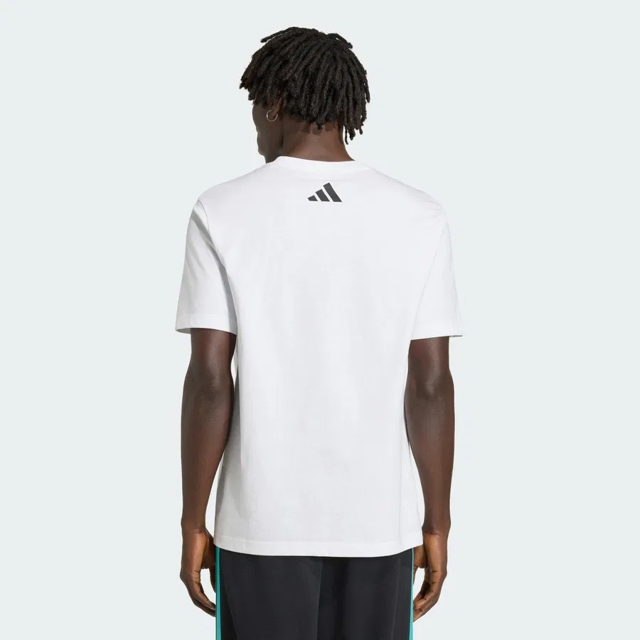Футболка с принтом Performance Mercedes - Amg Petronas Formula 1 Team Dna Graphic Tee adidas, Белый — фото 2