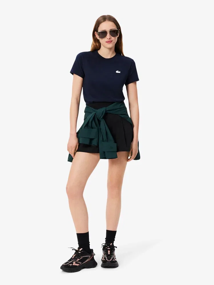 Футболка LACOSTE тренировочная с длинным рукавом, Navy — фото 4