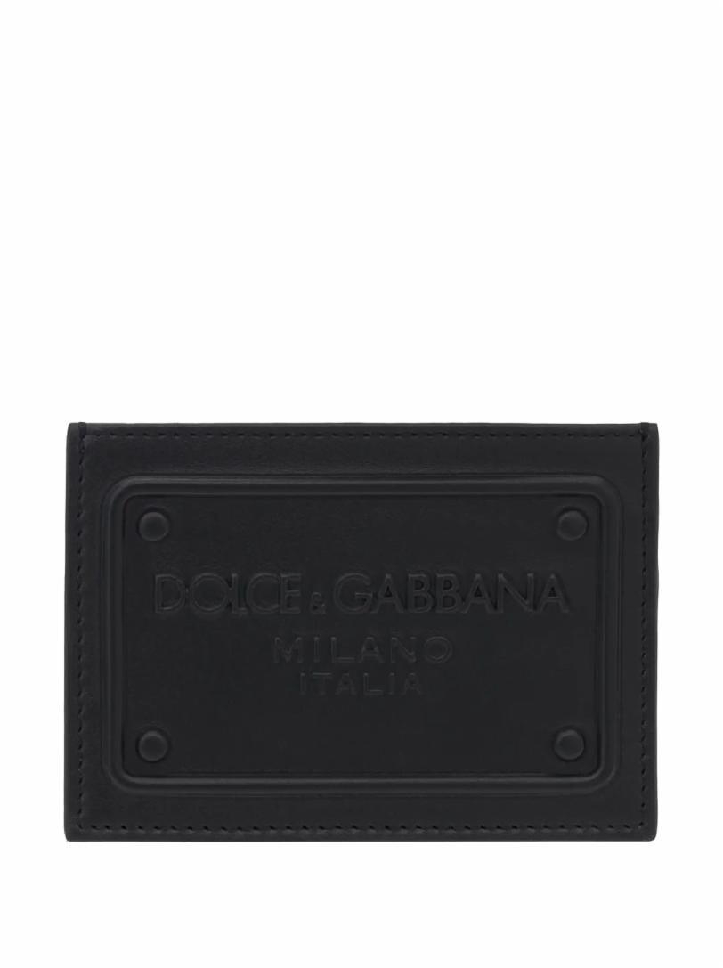

Кожаная визитница с логотипом Dolce&Gabbana