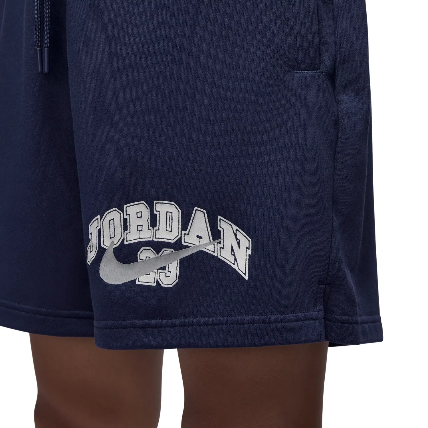Мужские шорты Air Jordan MVP French Terry Pants Asia Sizing 'Dark Navy Blue' Jordan, Dark Navy Blue — фото 3