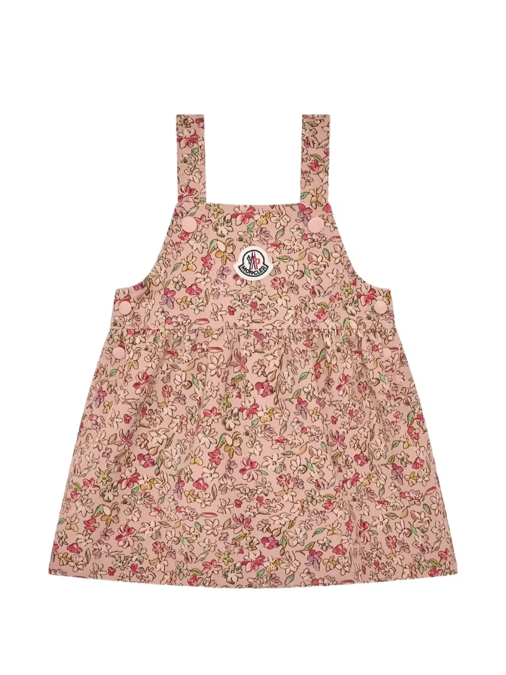 Платье повседневное Moncler Enfant, розовый