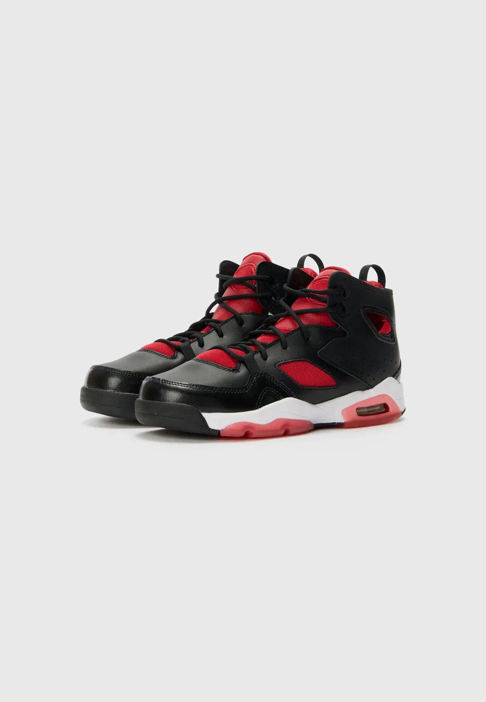 Jordan Flight Club '91 - баскетбольные кроссовки Jordan, Black/Varsity Red/White — фото 2