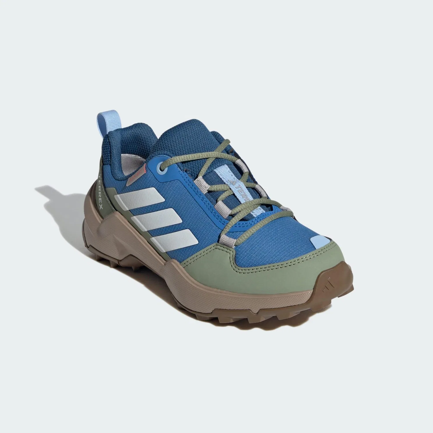 Детские треккинговые ботинки с шнуровкой Terrex AX4r Adidas, Blau Weiss Grun — фото 4