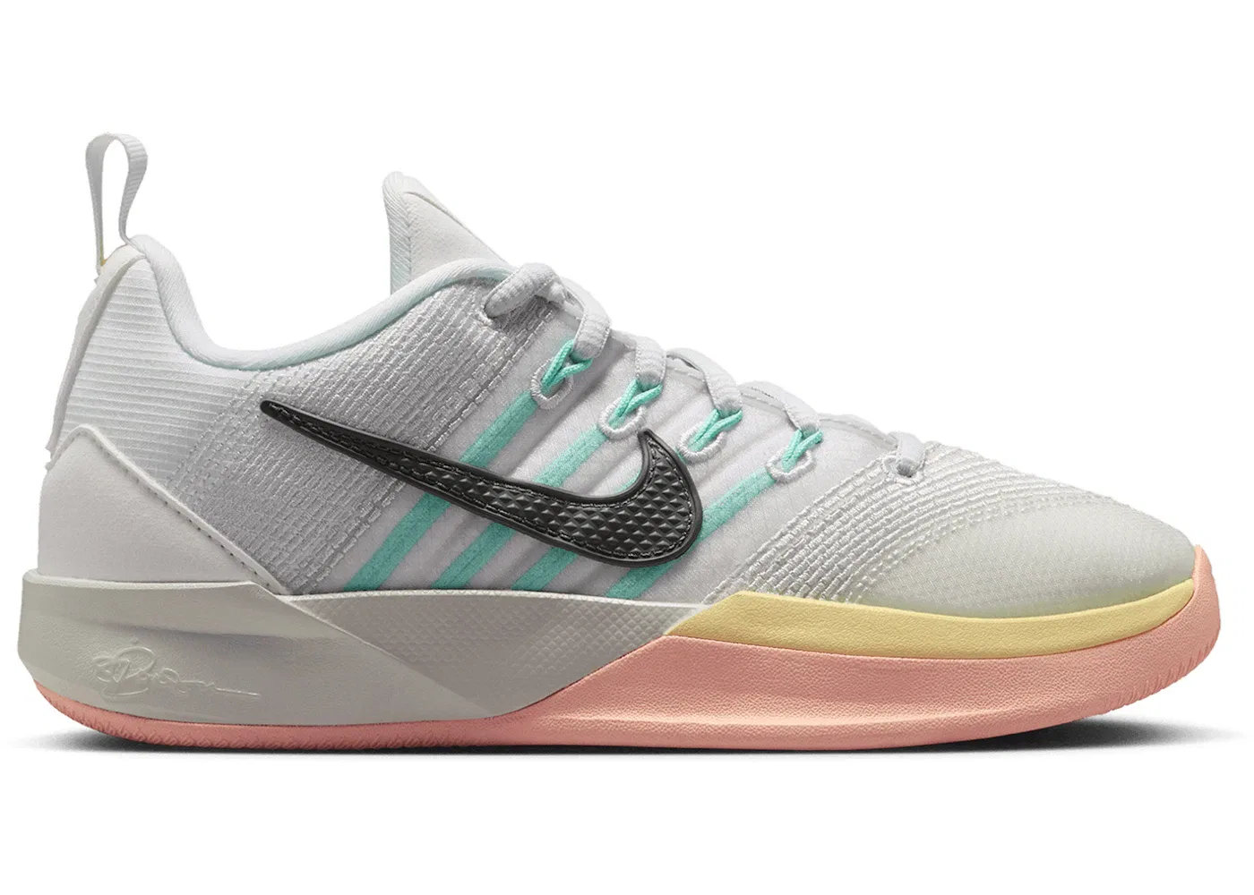 Детские кроссовки для баскетбола Nike Sabrina 3 Nike, Summit White/Iron Grey/Photon Dust/Washed Coral/Artisan Teal/Lemonade