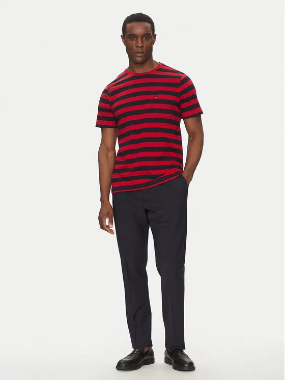 Футболка regular fit Essential Tommy Hilfiger, красный — фото 2
