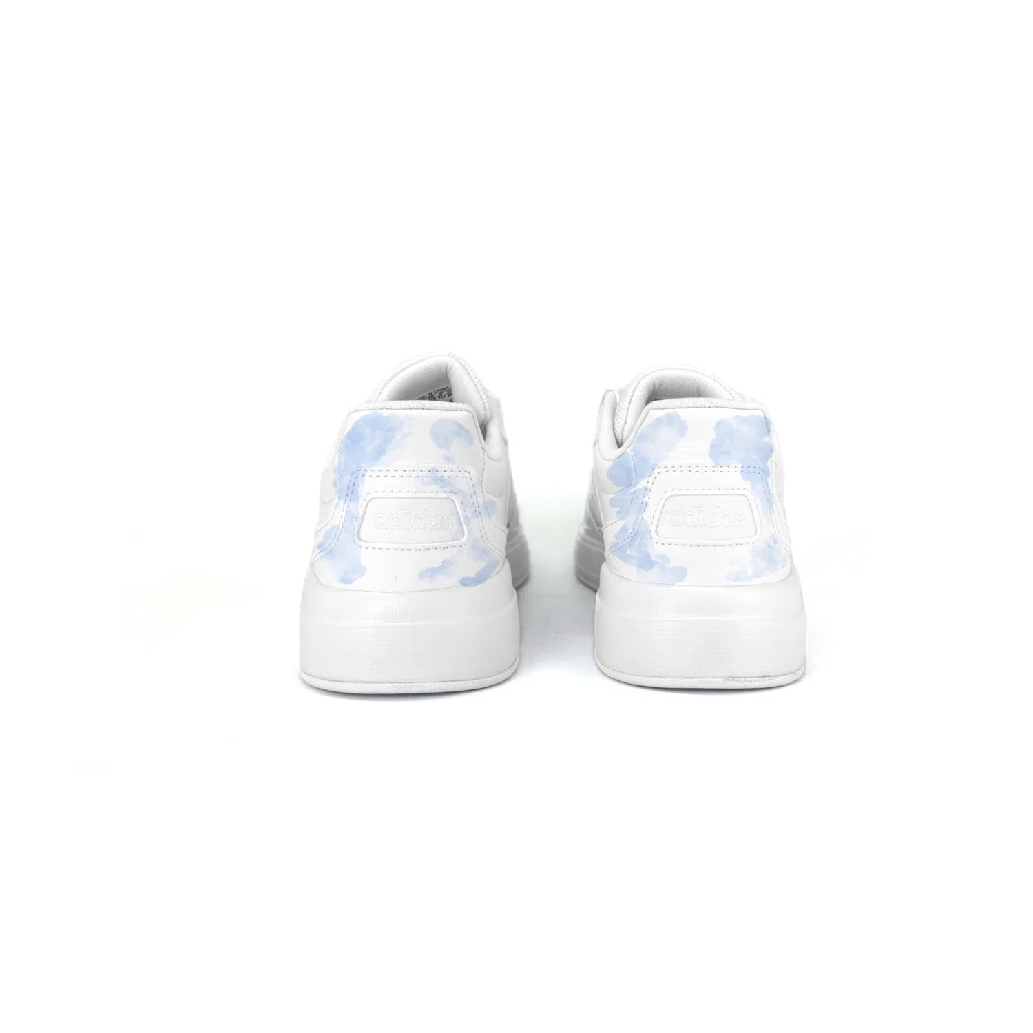 Кроссовки кеды Adidas LITE BALLER PU сине-белые — фото 4