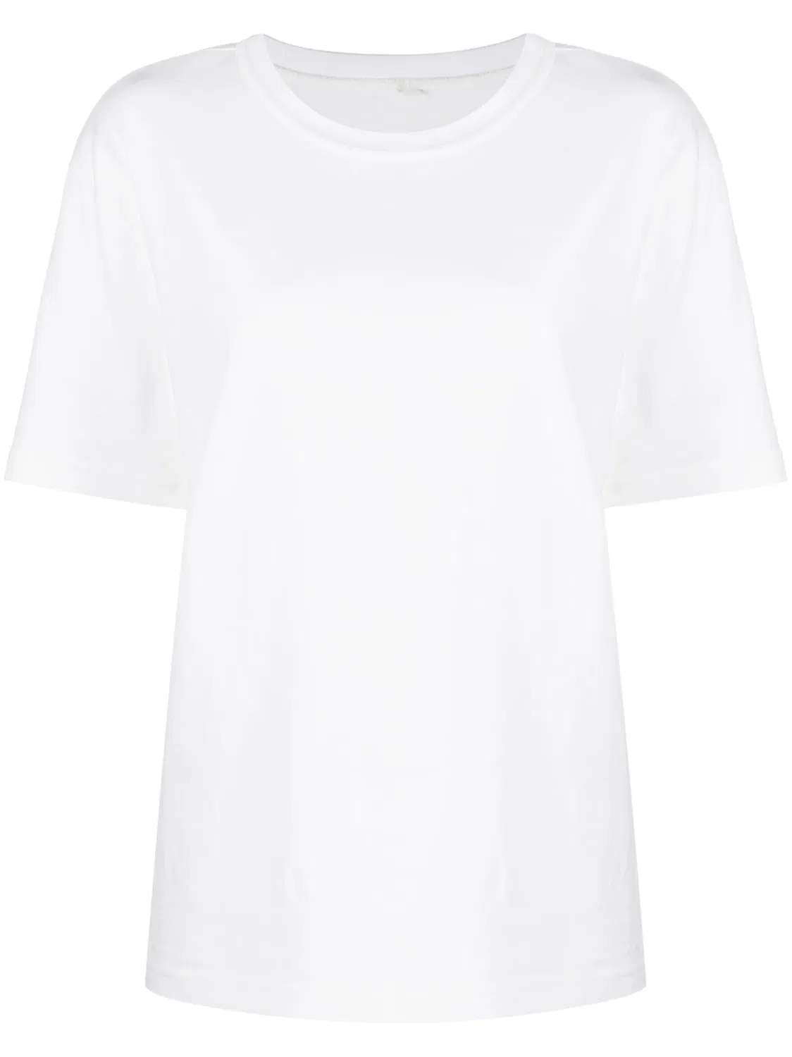 Alexander Wang Футболка с резиновым логотипом белая