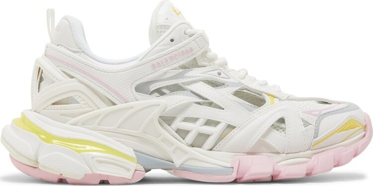 

Кроссовки Balenciaga Wmns Track.2 Sneaker White Light Yellow, белый