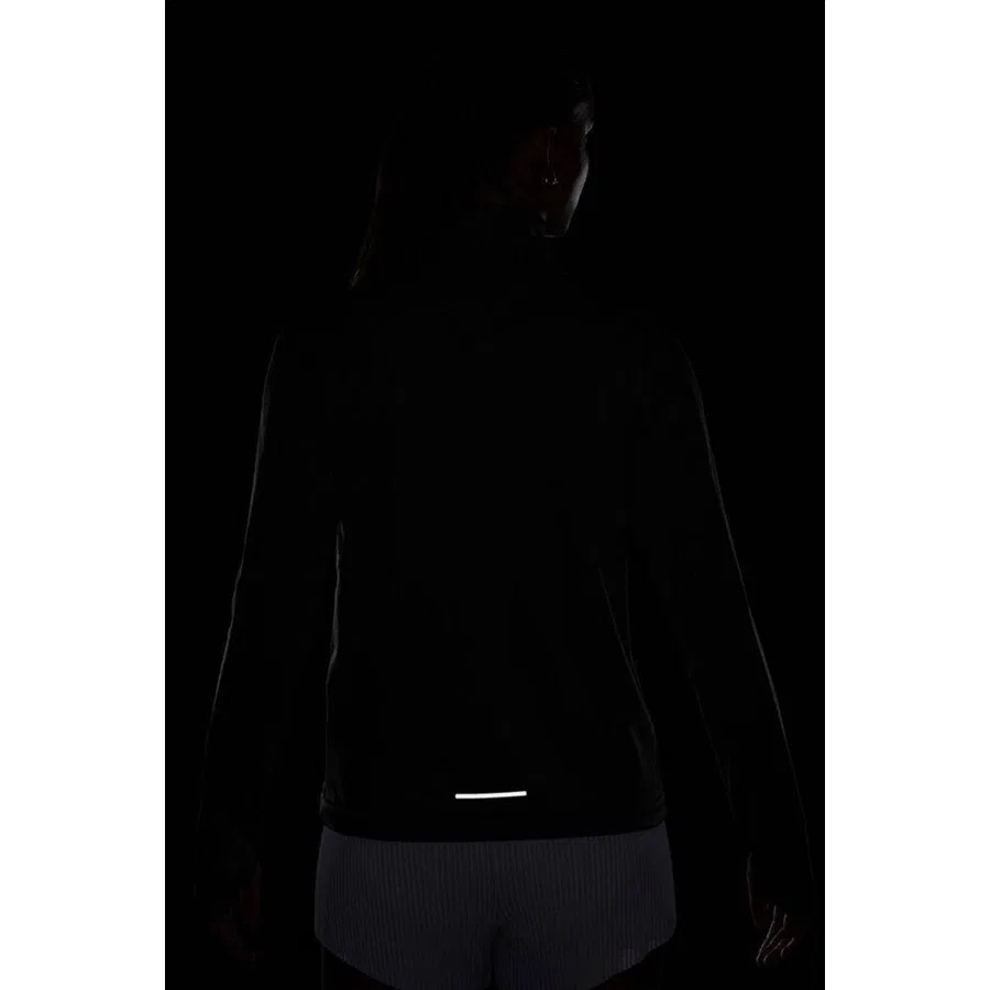 Свитшот женский с четвертью молнией Big Swoosh Nike, Черный — фото 4