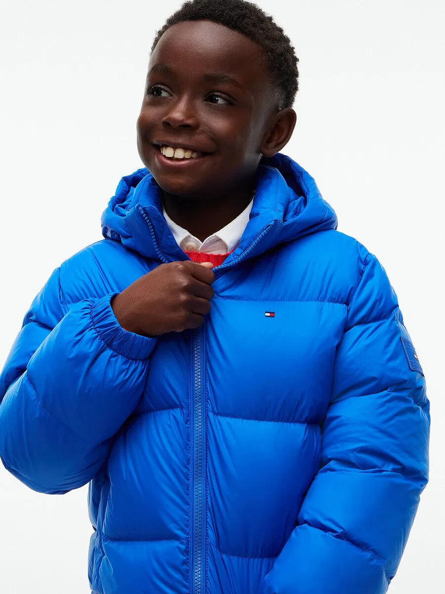 Зимняя куртка TOMMY HILFIGER 'Essential' королевского синего цвета — фото 4