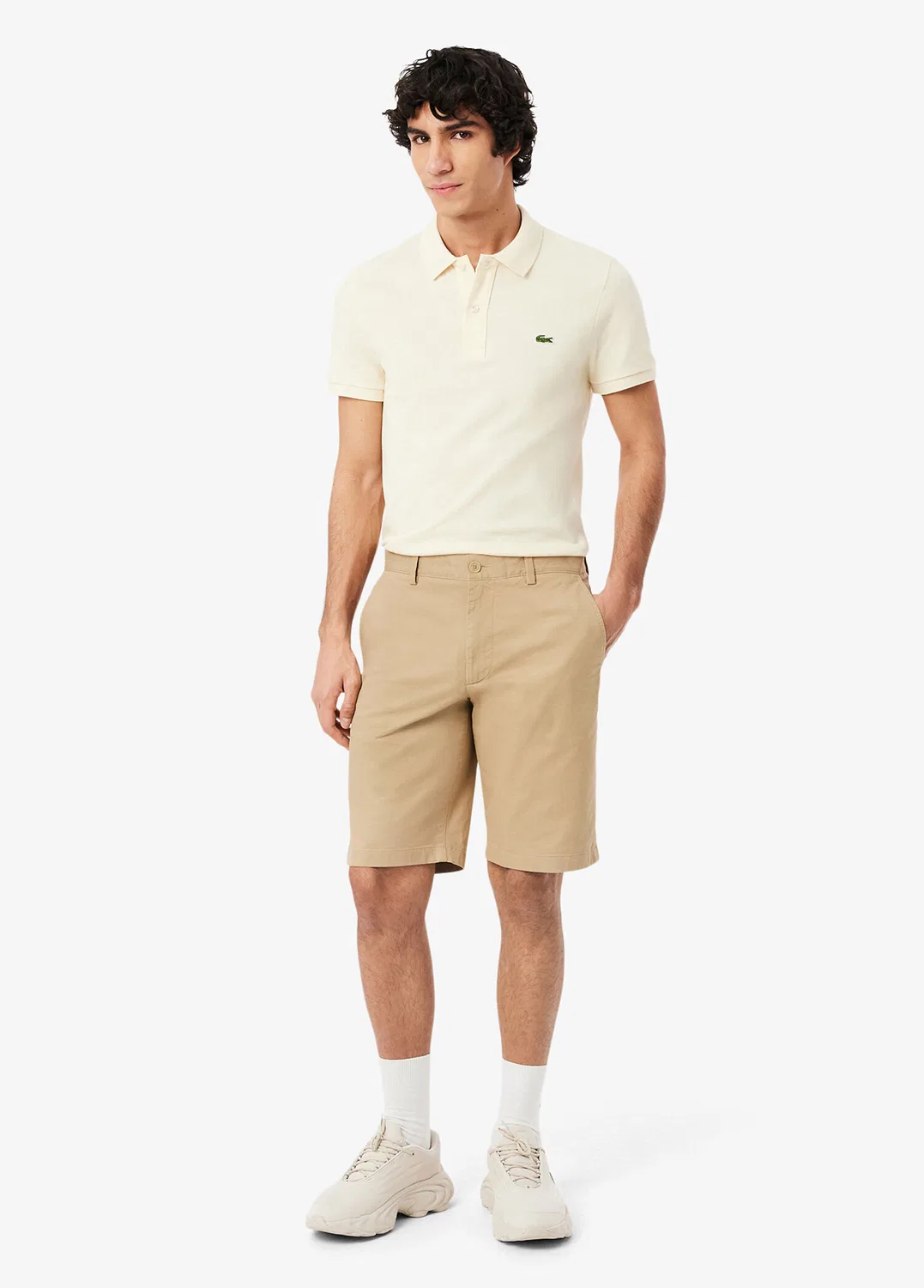 Шорты бермуды Lacoste, bej-02S