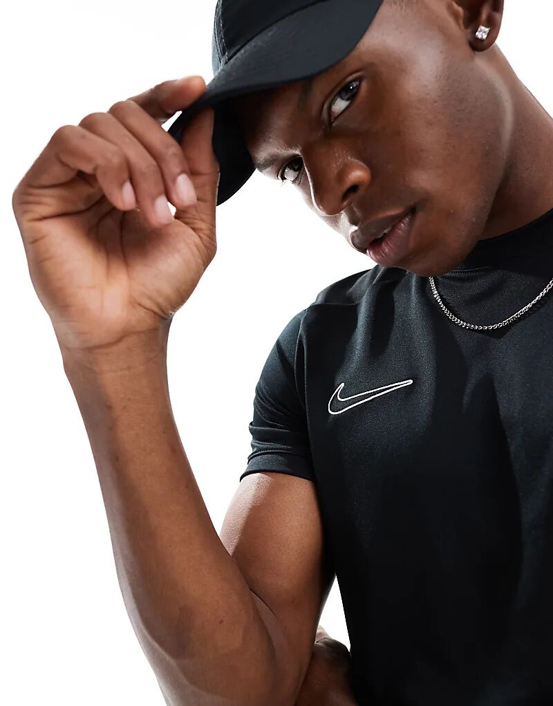 Топ Academy 25 Dri-FIT черного цвета Nike Football — фото 3