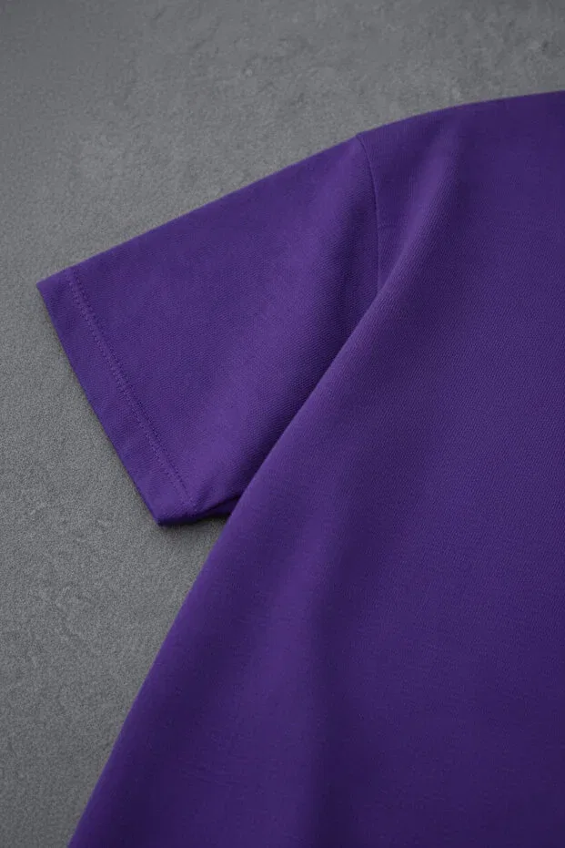 Детская футболка для мальчиков с принтом оверсайз Father Child Matching Oversize T-Shirt Vodexa, Purple — фото 3