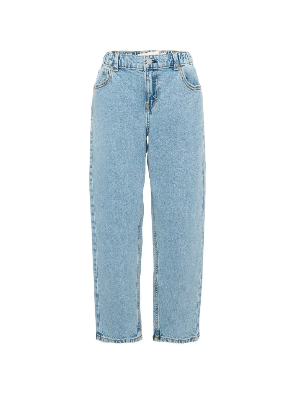 Джинсы с эластичной резинкой на поясе и разрезами на кромке Levi's Kids, синий