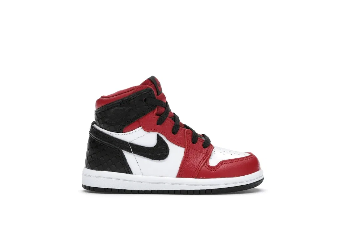 Детские кроссовки Lifestyle с принтом Jordan 1 Retro High Jordan, Gym Red/White-Black