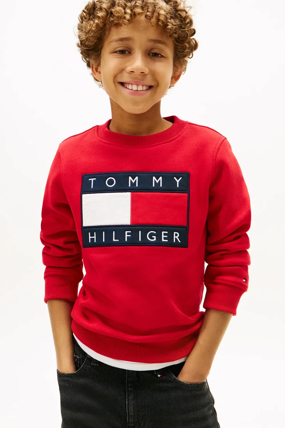 Свитшот Heritage Flag Tommy Hilfiger, Red — фото 2