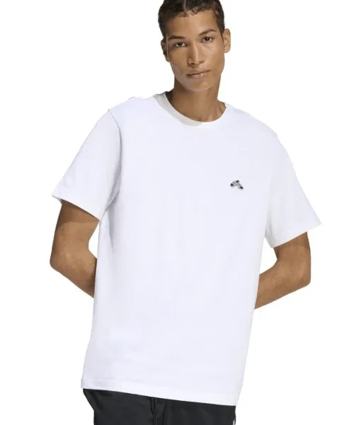 Мужская футболка с принтом Summer Slide Trim Graphic Adidas, Белый