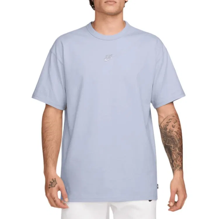 Мужская футболка с круглым вырезом Nike, Light Blue — фото 4