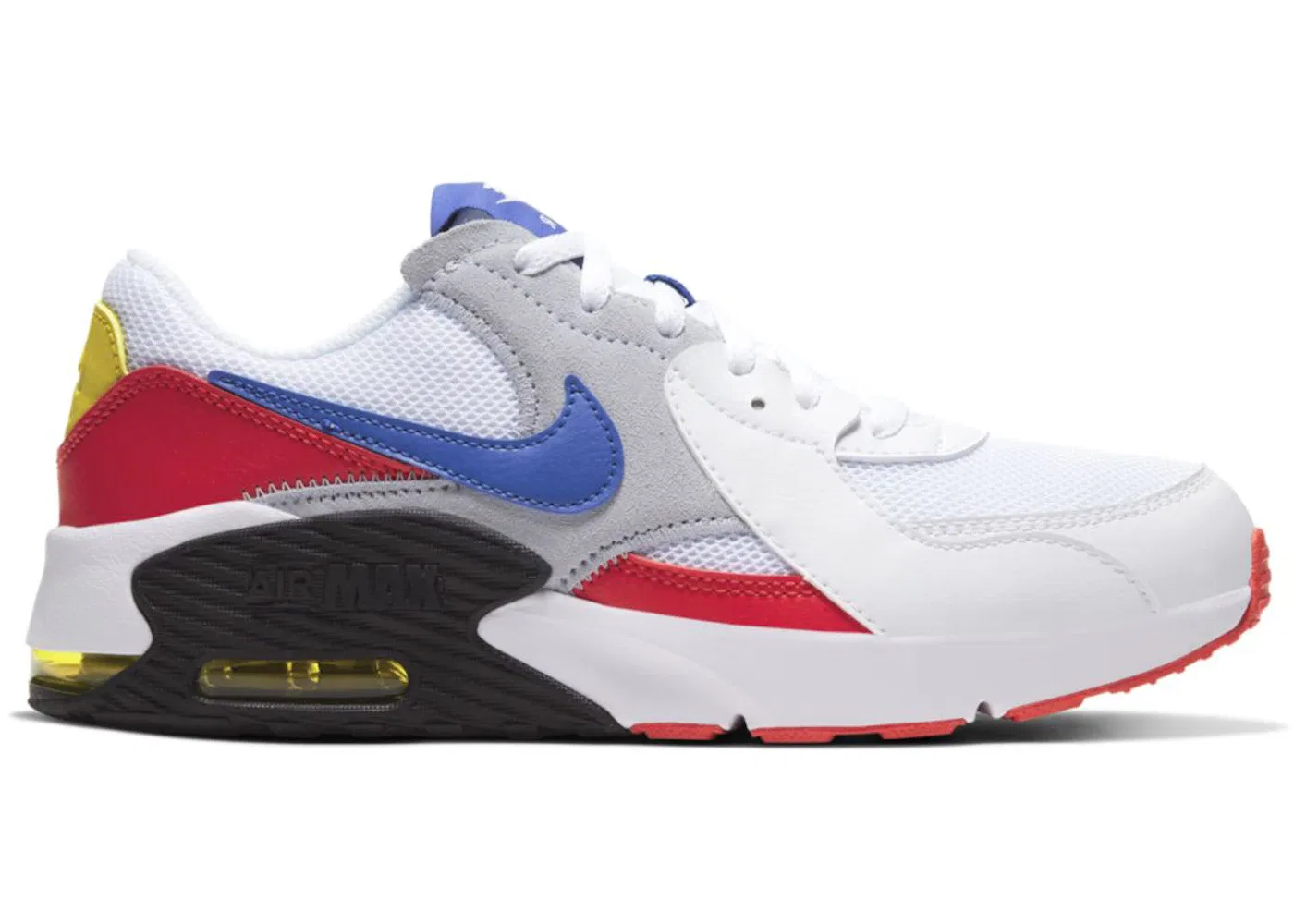 Детские кроссовки Lifestyle Nike Air Max Excee, White/Bright Cactus/Track Red/Hyper Blue