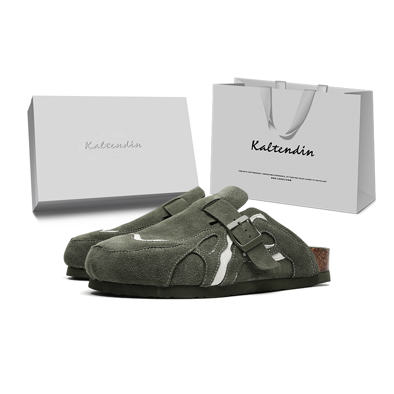 

Kaltendin Закрытые тапочки унисекс армейского зеленого цвета, цвет Army Green