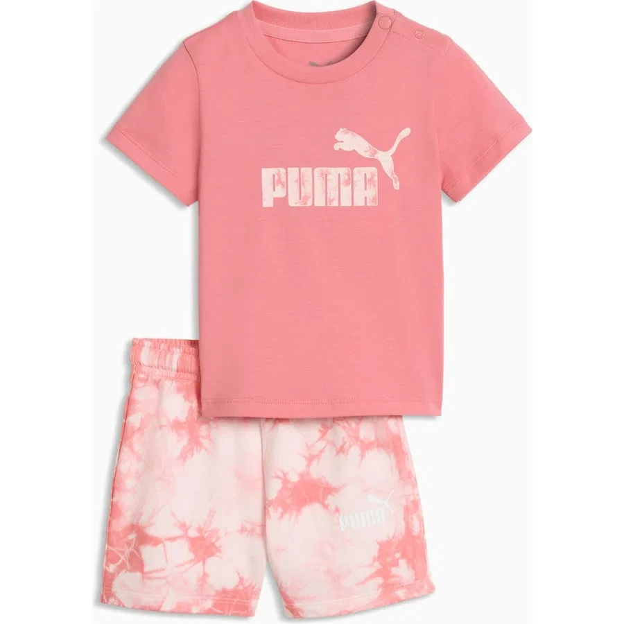 Детский спортивный комплект с принтом Tie Dye Puma, Розовый