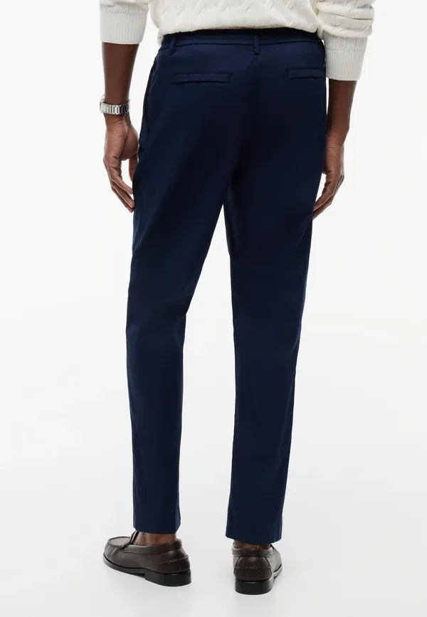 Брюки из хлопка с эластаном Harlem Tommy Hilfiger Carbon темно-синий — фото 3