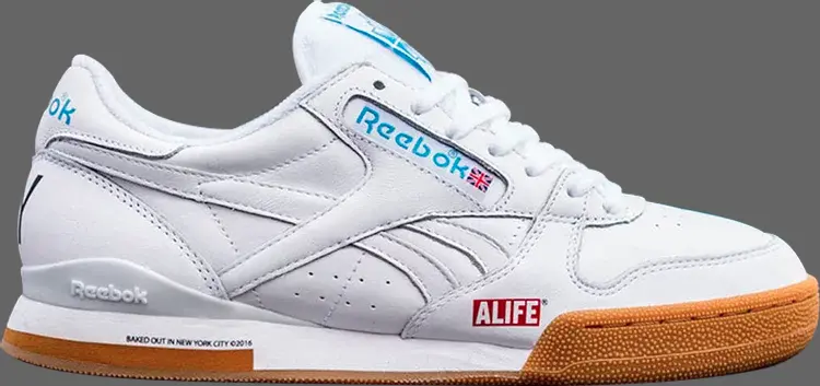 

Кроссовки alife x phase 1 pro 'white' Reebok, белый