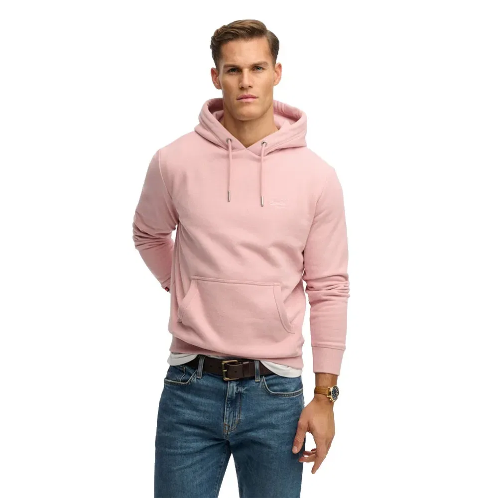 Худи Essential Logo Superdry, розовый