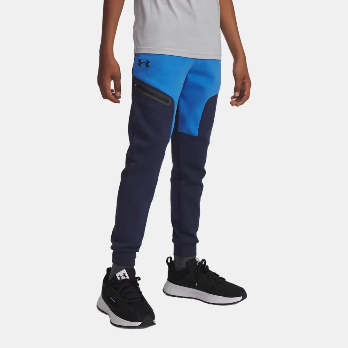 Детские спортивные джоггеры для мальчиков из флиса Unstoppable Under Armour, Azul