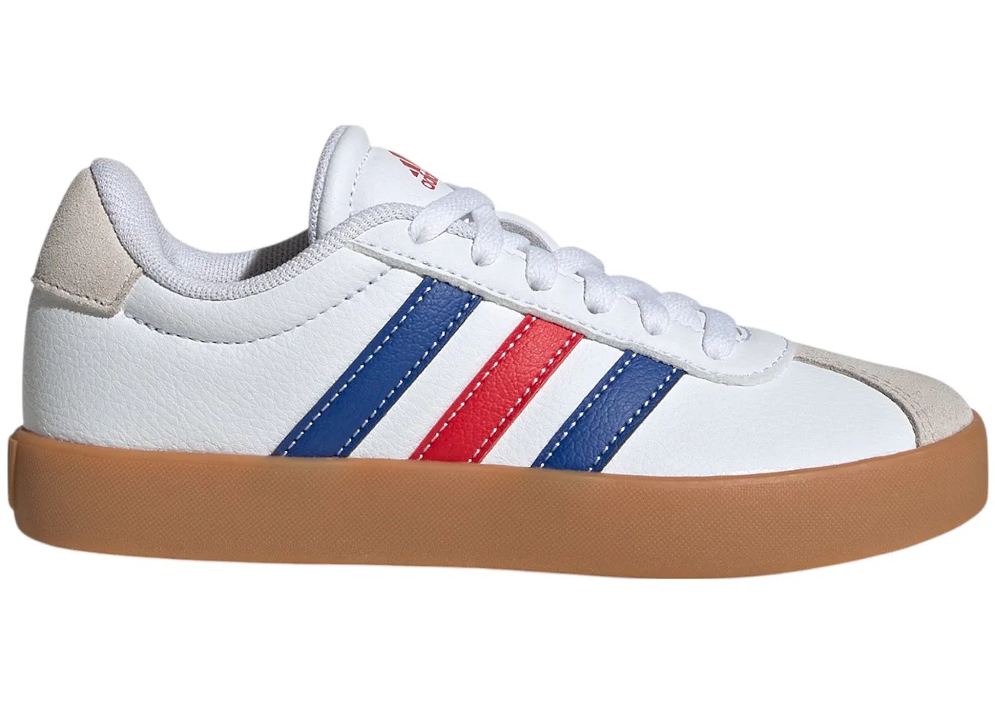 Детские кроссовки Lifestyle Adidas VL Court 3.0, Cloud White/Royal Blue/Better Scarlet