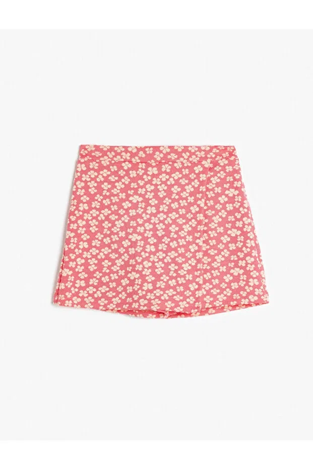 Детские шорты для девочек с принтом Koton, Pink Patterned