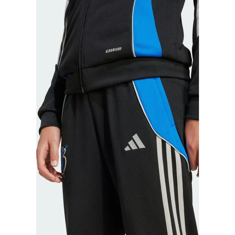 Детские тренировочные брюки с принтом Jude Bellingham adidas Performance, Черный — фото 3