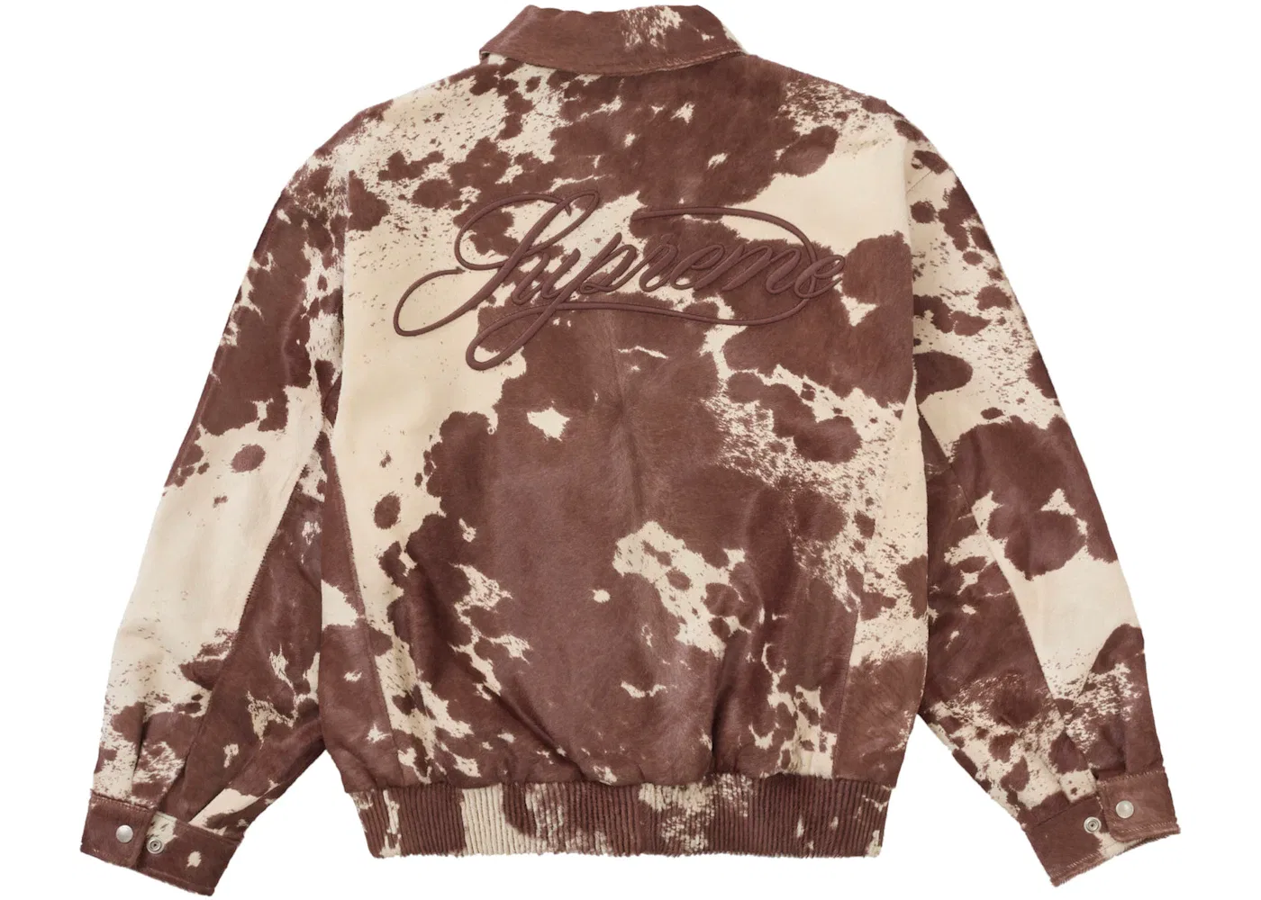 Мужская куртка с принтом Varsity Jacket Supreme, Cow — фото 3