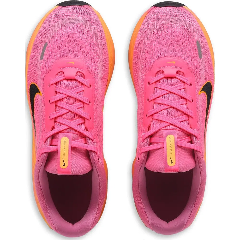 Детские кроссовки для бега Stellar Ride Nike, Pink/Volt — фото 4